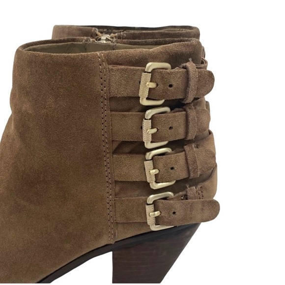 Sam Edelman Lucca Ankle Heeled Buckle Booties - Picture 5 of 13